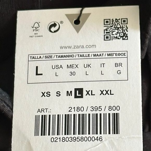 ZARA | Black | LINEN BLEND SHORT DRESS - Picture 9 of 10